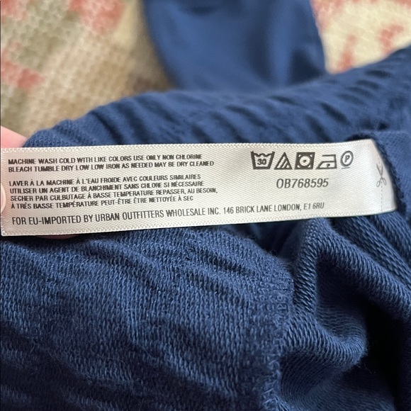 NWT Stitch Fix Free People Movement Sunny Drawstring Navy Jogger Size L - Picture 8 of 9